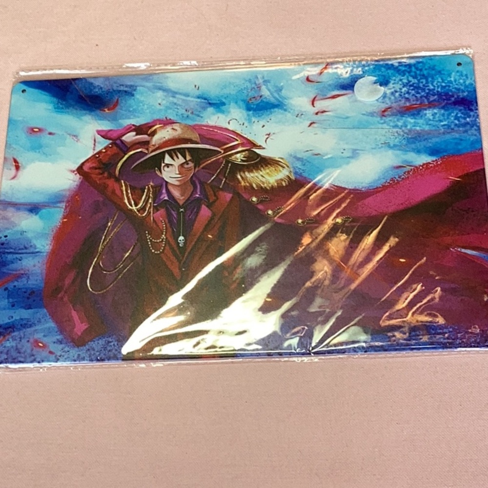 FINAL SALE PRICE Brand New Metal Anime Sign 8” x 12”